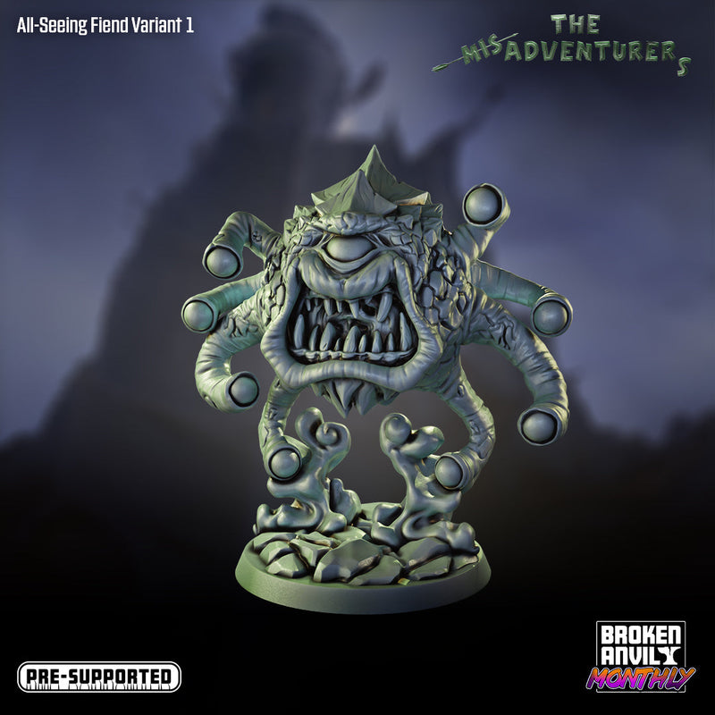 All Seeing Fiend Miniatures | Mis-Adventurers | Tabletop RPG Miniature TabletopXtra