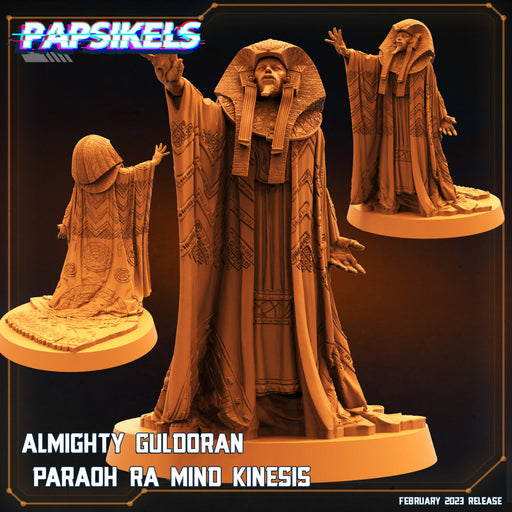 Almighty Guldoran Paraoh Ra Kinesis | Star Entrance | Sci-Fi Miniature | Papsikels TabletopXtra