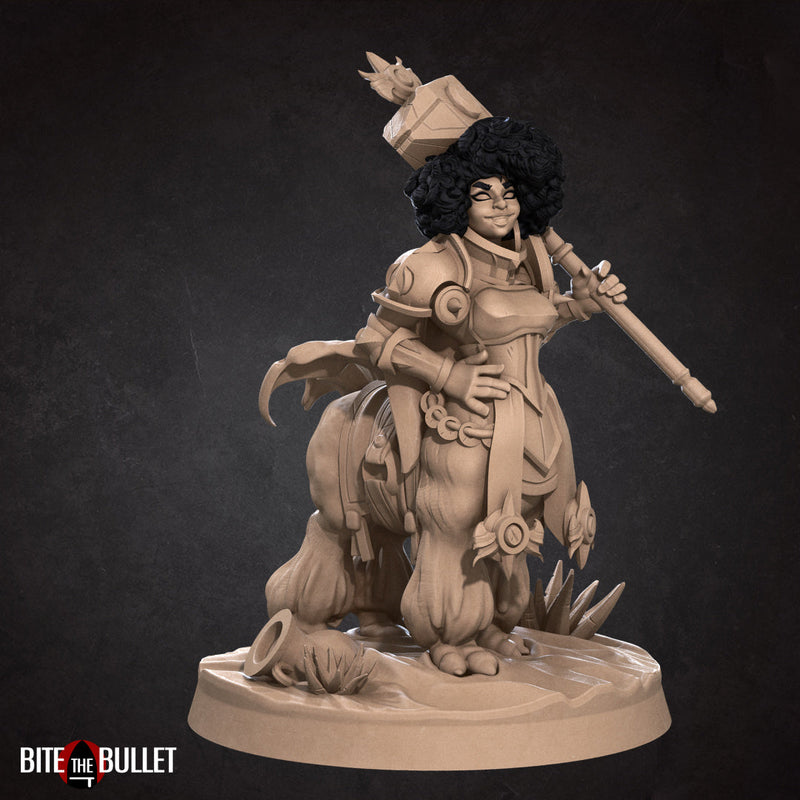 Alpaca Paladin | Centaurs | Fantasy Miniature | Bite the Bullet TabletopXtra