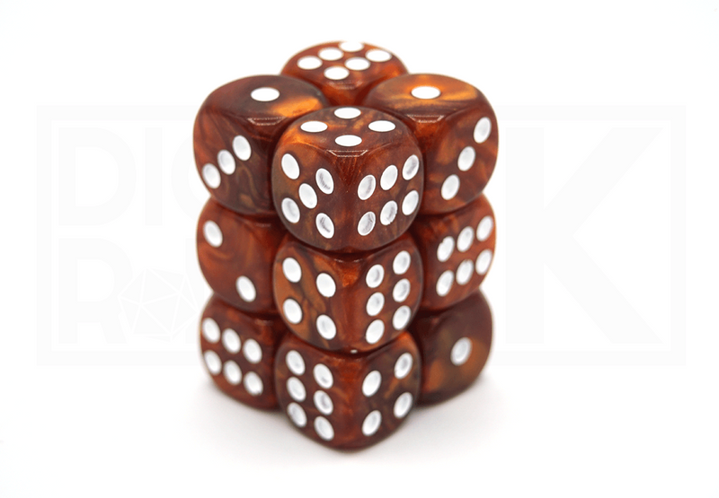 12x16MM Dice Block | Pearl Amber