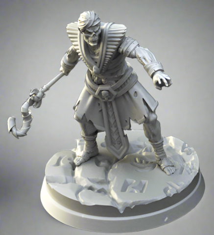 Ancient Guard Undead Mummy B | Echoes of Life | Fantasy Miniature | Cast n Play