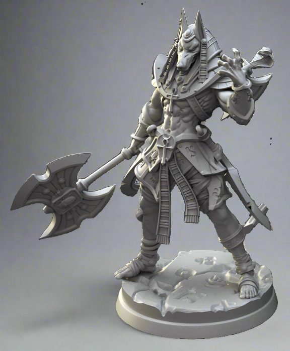 Ancient Jackal Undead A | Echoes of Life | Fantasy Miniature | Cast n Play