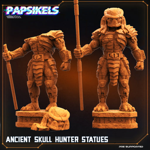Ancient Skull Hunter Statues | Sci-Fi Specials | Sci-Fi Miniature | Papsikels TabletopXtra