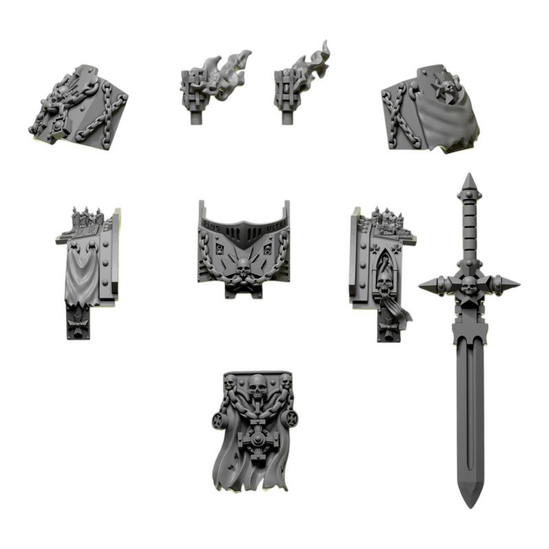 Ancient Armour Upgrade Kit | Eternal Pilgrims | Conversion Bits For 28mm 32mm Sci-fi Marines