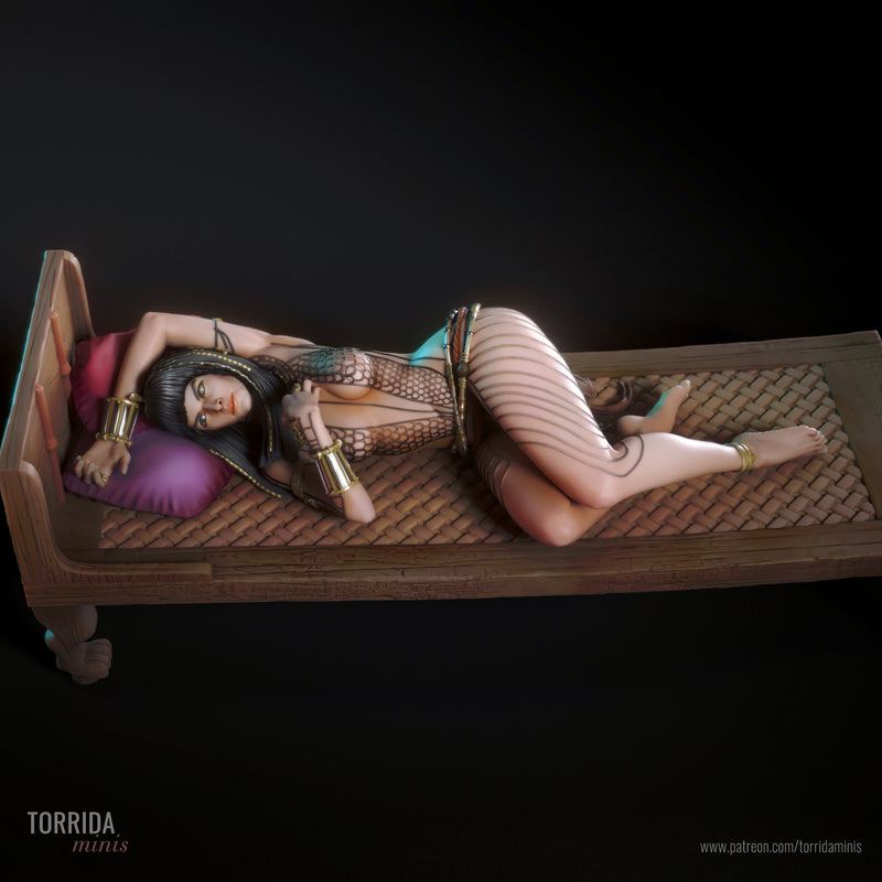 Anck Su Namun | Pin-Up Statue Fan Art Miniature Unpainted | Torrida Minis