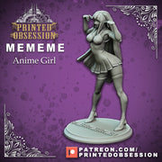 Anime Girl (150mm) | MEMEME | Fantasy Miniature | Printed Obsession TabletopXtra