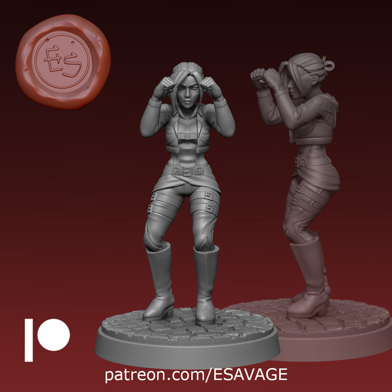 Anne | Fantasy Miniature | Ethan Savage Studios