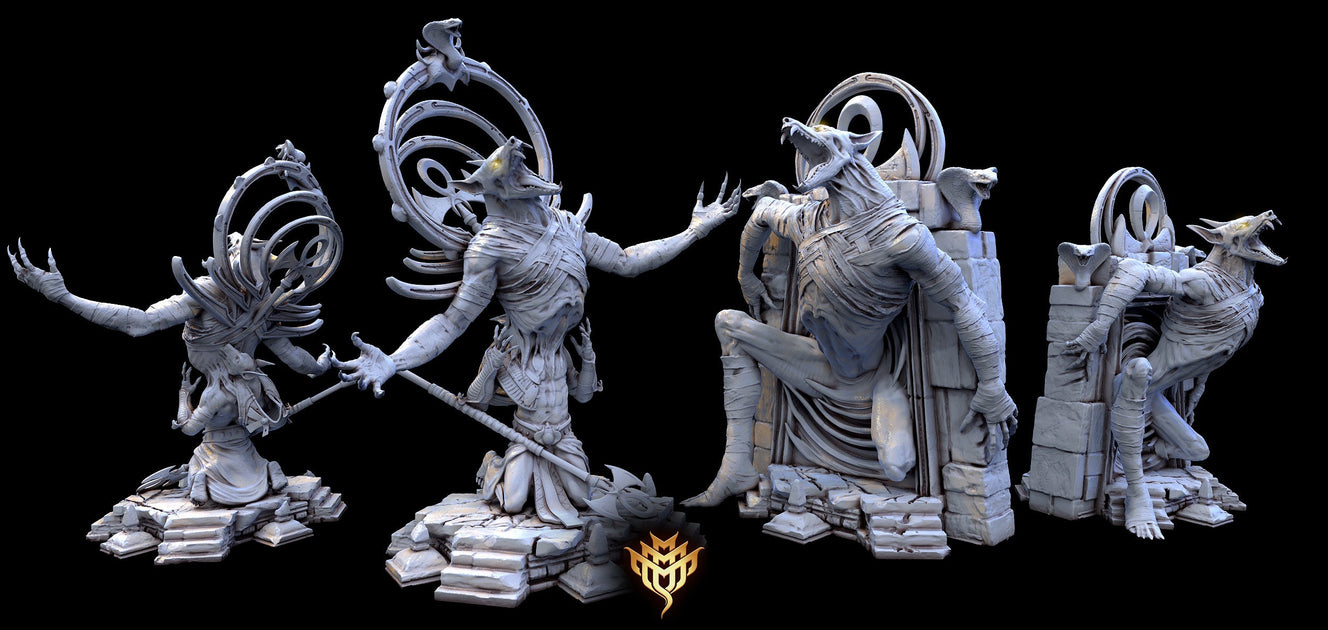 Anubiss Avatar Miniatures | Wrath of Apophis | Fantasy Miniature | Min ...