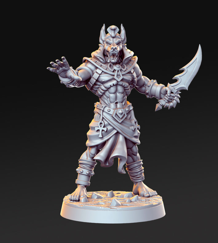 Anubti Warrior w/ Dagger | The Sands of Time | Fantasy Miniature | RN Estudio TabletopXtra