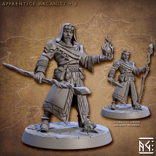 Apprentice Arcanist B (Alt) | Arcanist Guild | Fantasy D&D Miniature | Artisan Guild TabletopXtra