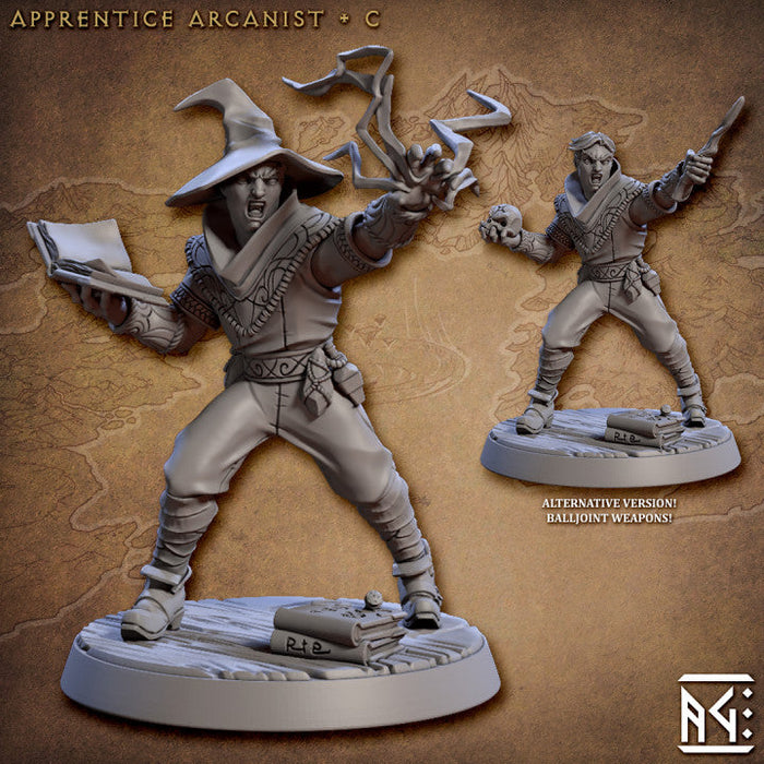 Apprentice Arcanist C (Alt) | Arcanist Guild | Fantasy D&D Miniature | Artisan Guild TabletopXtra