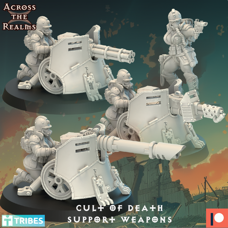 Support Weapon Team Miniatures | Cult of Death