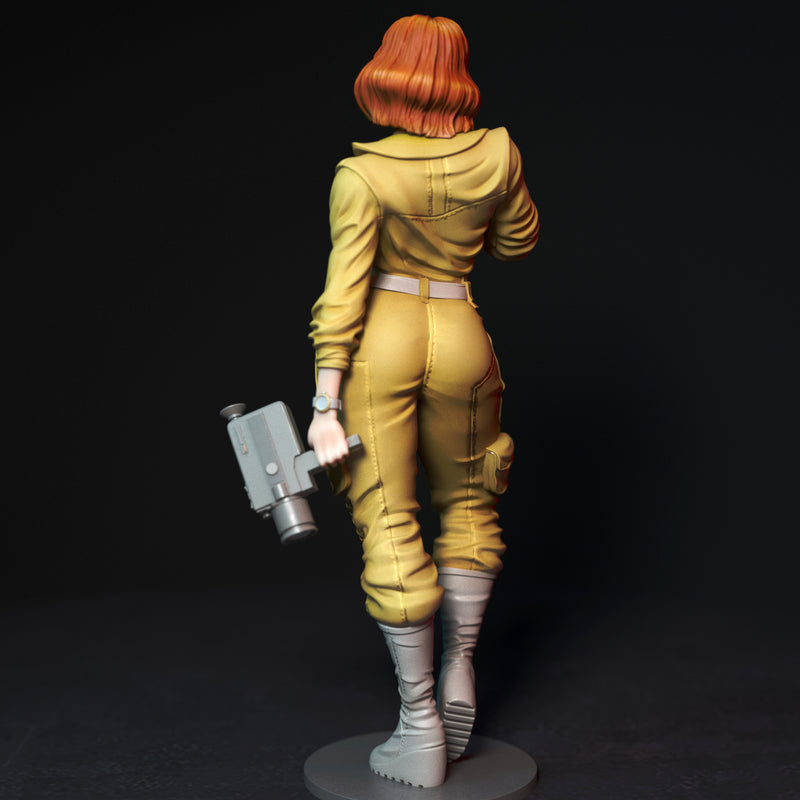 April | Pin-Up Statue Fan Art Miniature Unpainted | Torrida Minis