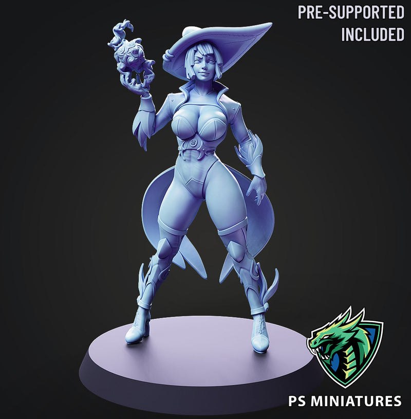 Arcane Witch Miniatures (Full Set) | Fantasy Miniature | PS Miniatures TabletopXtra