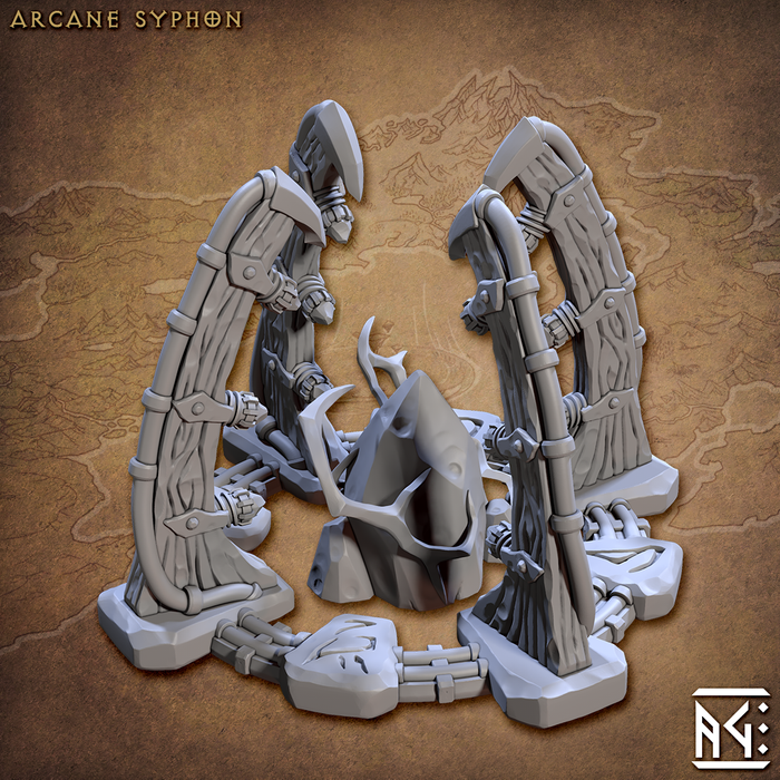 Arcane Syphon | Sandfang Ratkin | Fantasy D&D Miniature | Artisan Guild