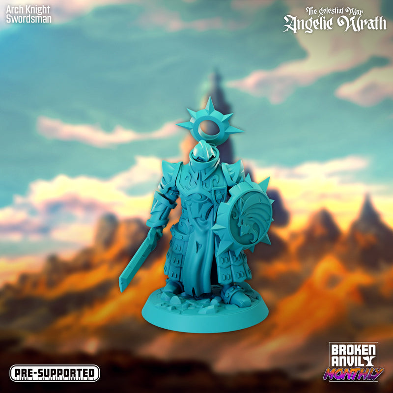 Arch Knight Miniatures | The Celestial War Angelic Wrath | Tabletop RPG Miniature TabletopXtra