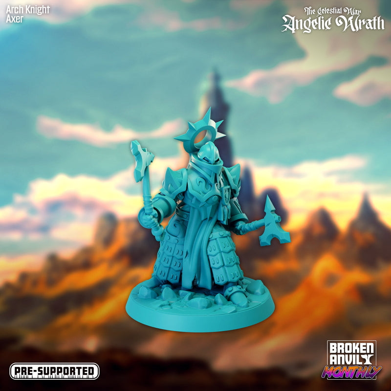Arch Knight Miniatures | The Celestial War Angelic Wrath | Tabletop RPG Miniature TabletopXtra
