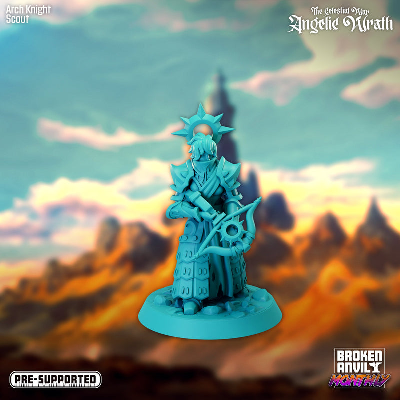 Arch Knight Scout | The Celestial War Angelic Wrath | Tabletop RPG Miniature TabletopXtra