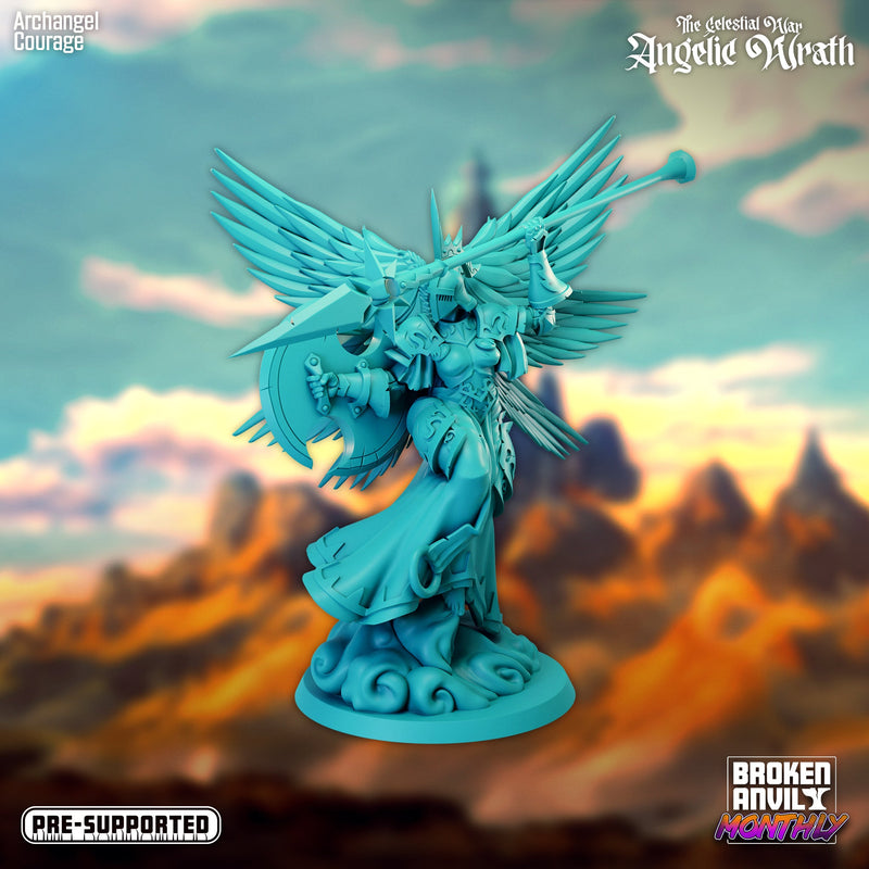 Archangel Miniatures | The Celestial War Angelic Wrath | Tabletop RPG Miniature TabletopXtra