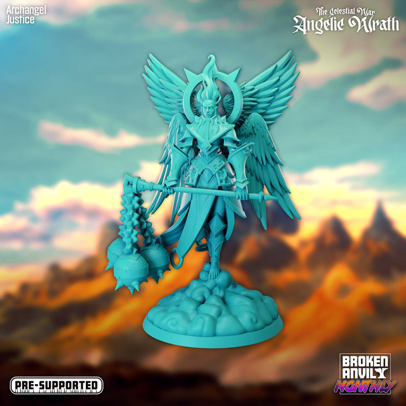 Archangel Miniatures | The Celestial War Angelic Wrath | Tabletop RPG Miniature TabletopXtra
