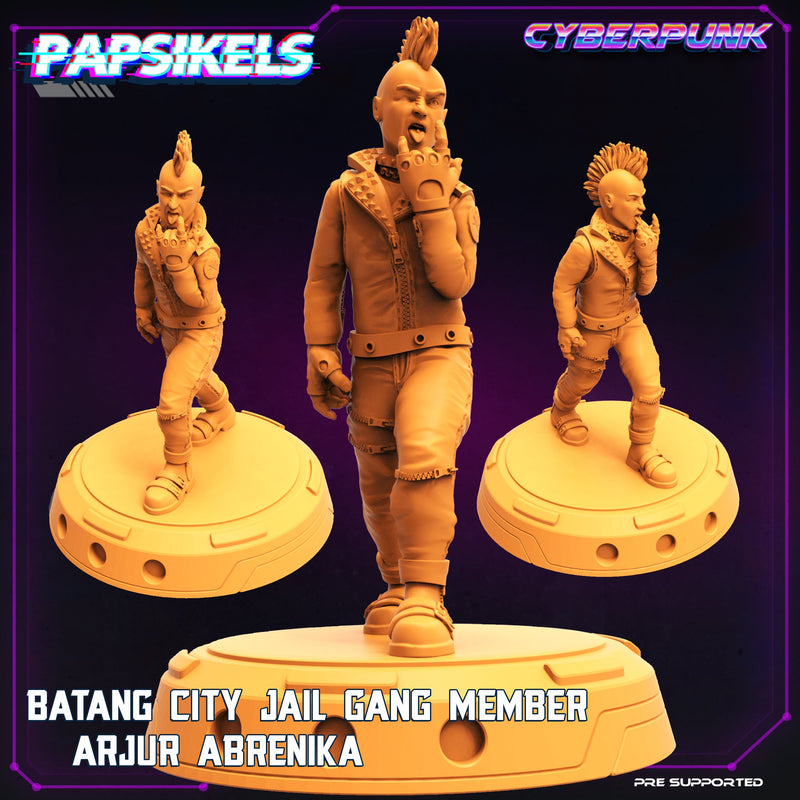 Arjur Abrenika | Batang City Jail Gang | Sci-Fi Miniature | Papsikels TabletopXtra