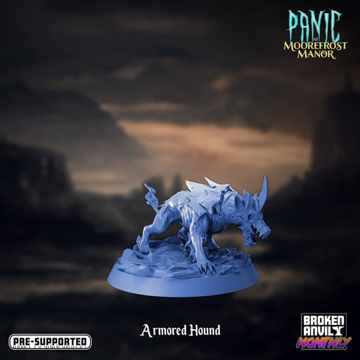 Armoured Hound | Panic at Moorefrost Manor | Tabletop RPG Miniature TabletopXtra