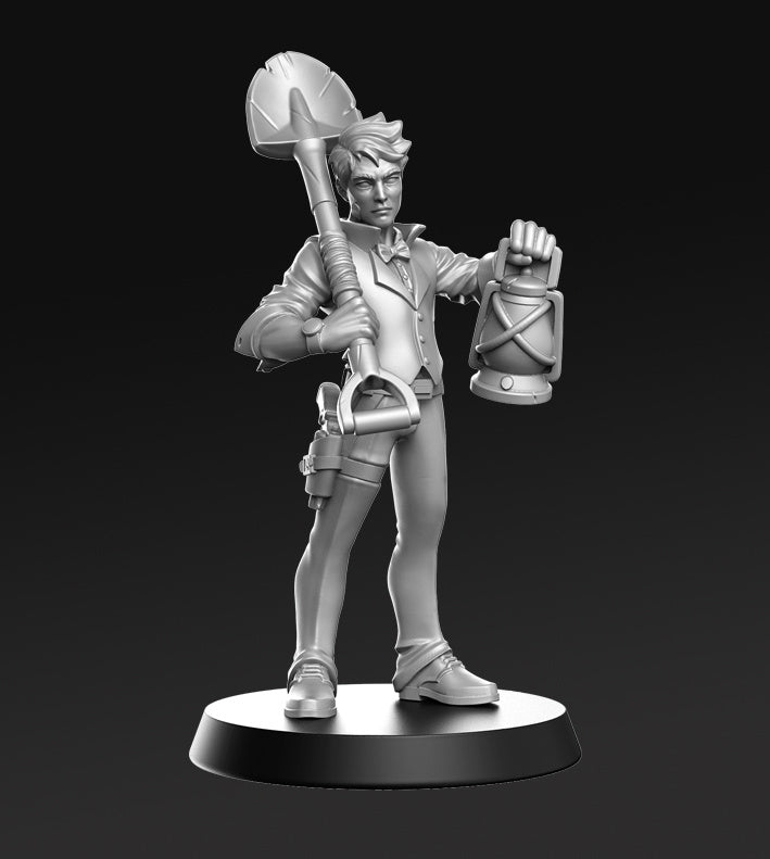 Arthur | Arcane Explorers | Fantasy Miniature | RN Estudio TabletopXtra