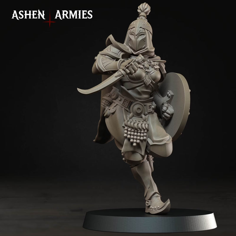 Female Assassin Gilded Dominion | Trench Grimdark | Ashen Armies