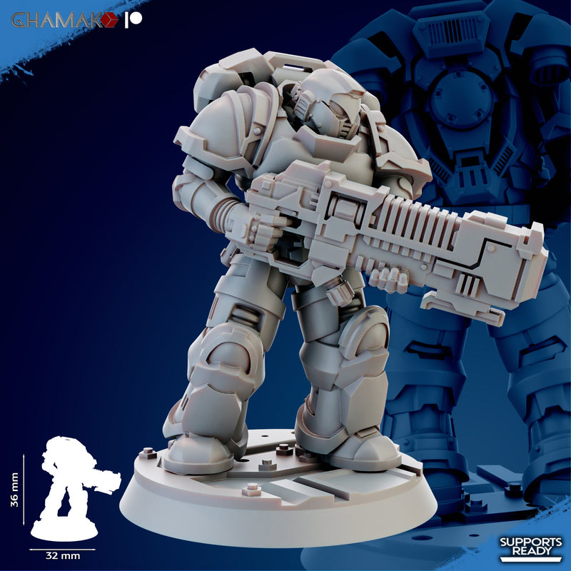 Assault Plasmatic Devastation Miniatures | Brotherhood | Fantasy Miniature | Ghamak TabletopXtra