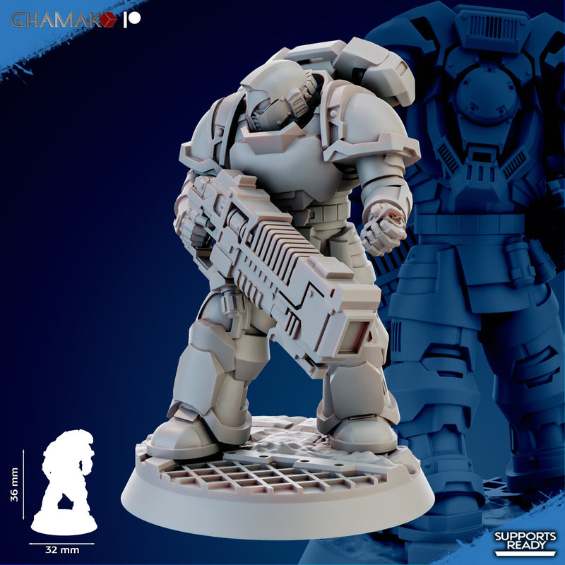 Assault Plasmatic Devastation Miniatures | Brotherhood | Fantasy Miniature | Ghamak TabletopXtra