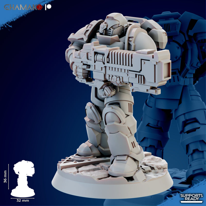 Assault Plasmatic Devastation Miniatures | Brotherhood | Fantasy Miniature | Ghamak TabletopXtra