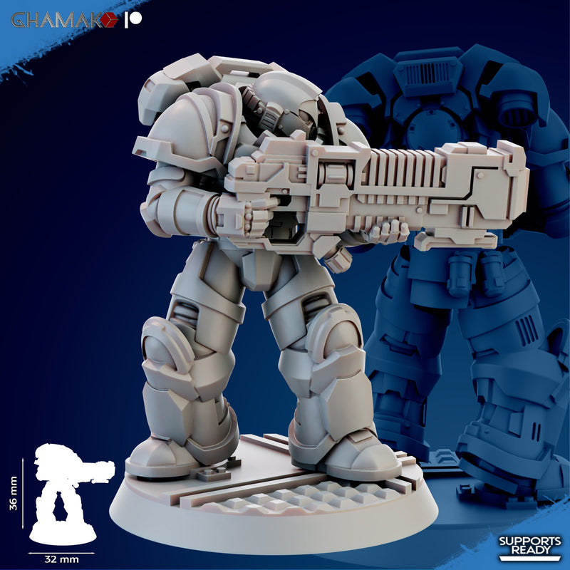 Assault Plasmatic Devastation Miniatures | Brotherhood | Fantasy Miniature | Ghamak TabletopXtra