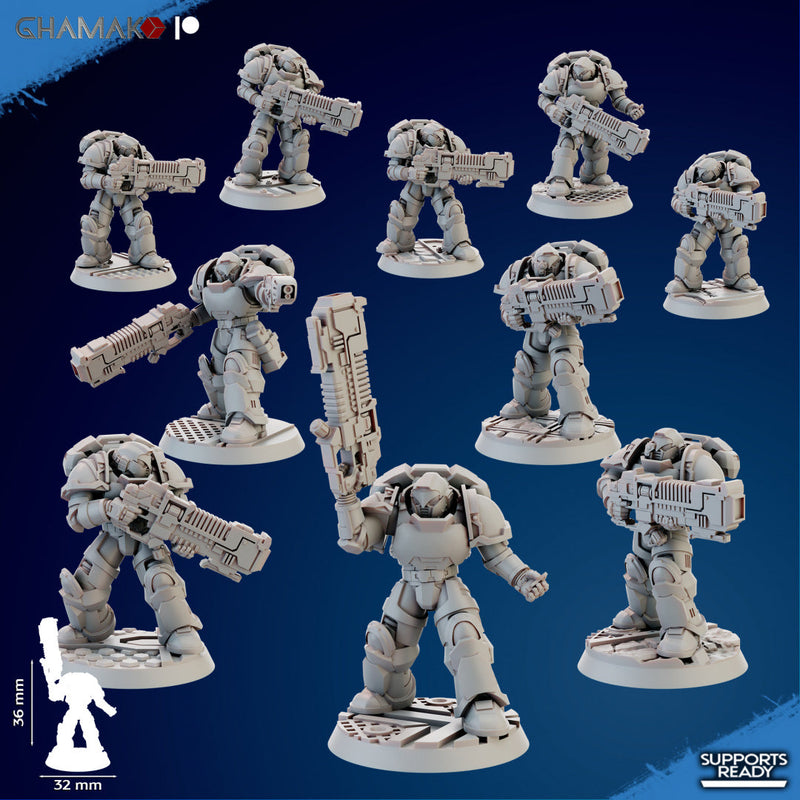 Assault Plasmatic Devastation Miniatures | Brotherhood | Fantasy Miniature | Ghamak TabletopXtra