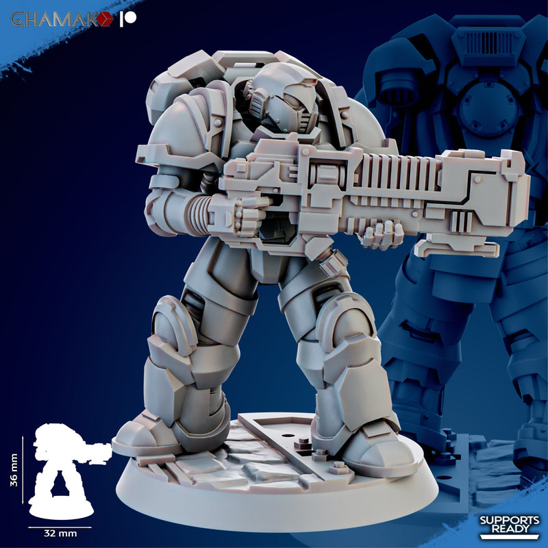Assault Plasmatic Devastation Miniatures | Brotherhood | Fantasy Miniature | Ghamak TabletopXtra