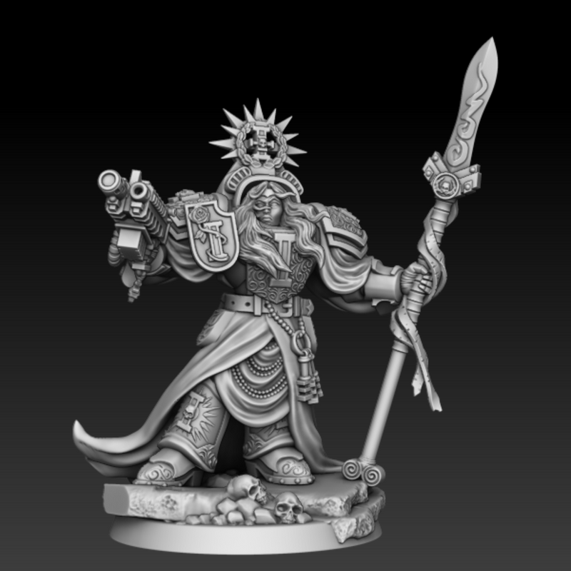 Inquisition Mistress | The Intelligencia | Sci-Fi Miniature | DMG Minis