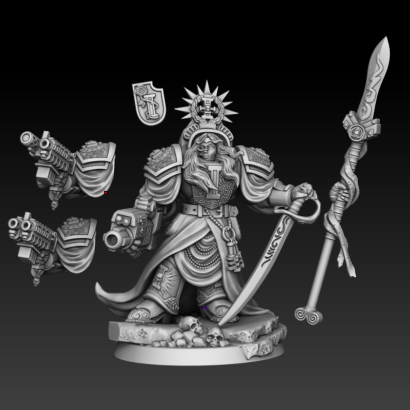 Inquisition Mistress | The Intelligencia | Sci-Fi Miniature | DMG Minis