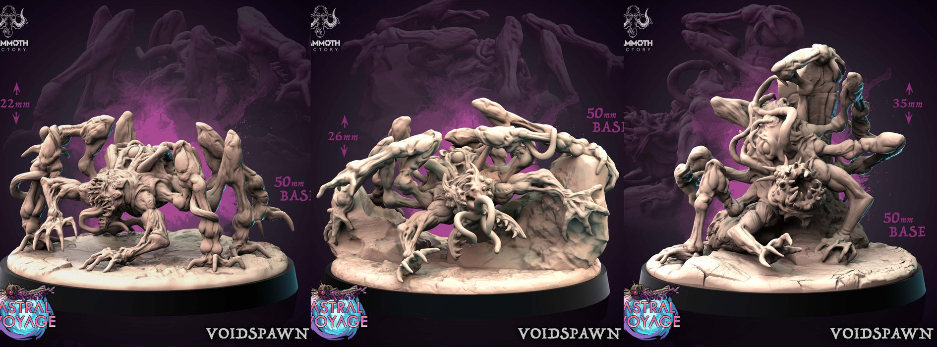 Astral Voyage Miniatures (Full Set) | Fantasy Tabletop Miniature | Mammoth Factory TabletopXtra