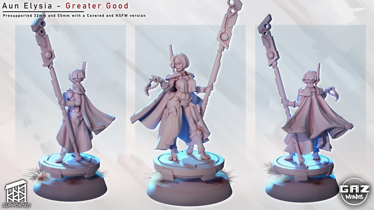 Aun Elysia of the Greater Good | Pin-up | Gaz Minis | [Multi-Listing]