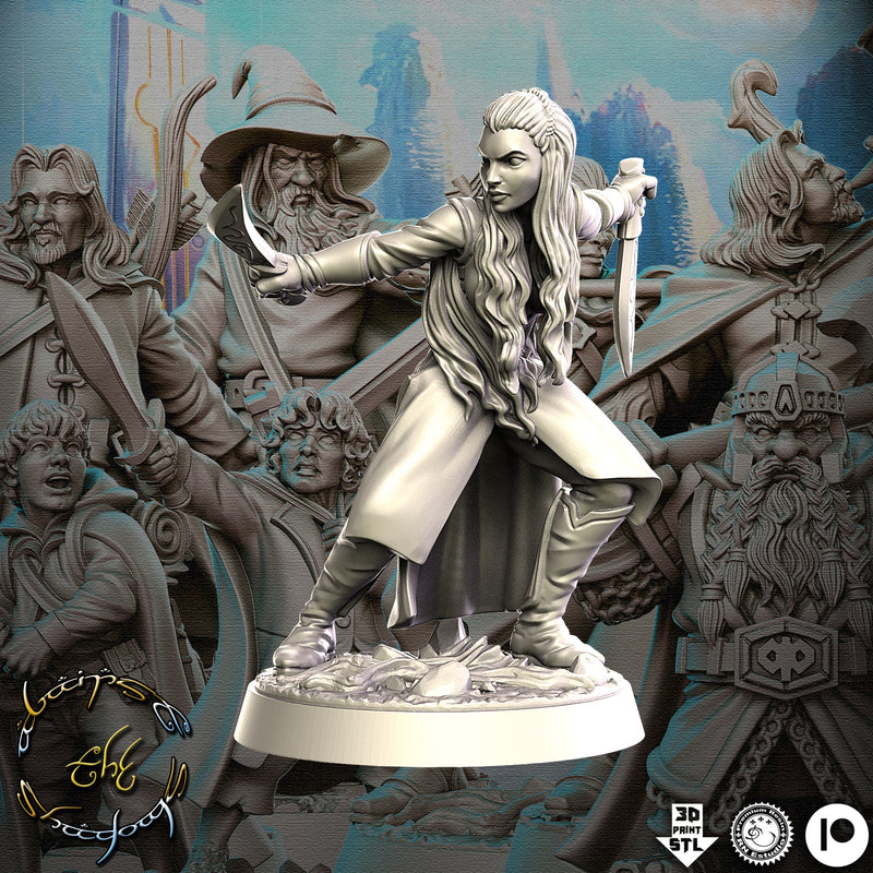 Aurielle | Against the Shadows | Fantasy Miniature | RN Estudio TabletopXtra