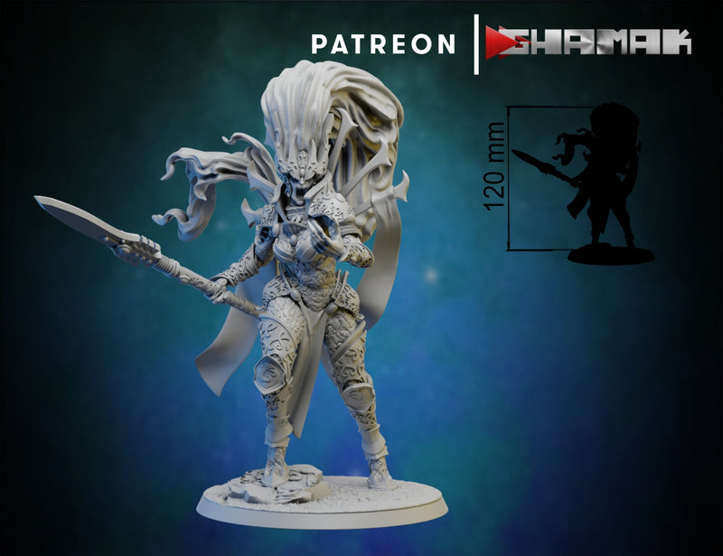 Ava | Dark Elda | Fantasy Miniature | Ghamak TabletopXtra