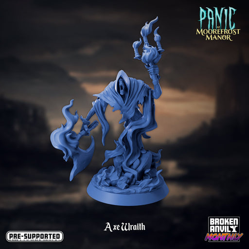Axe Wraith | Panic at Moorefrost Manor | Tabletop RPG Miniature TabletopXtra