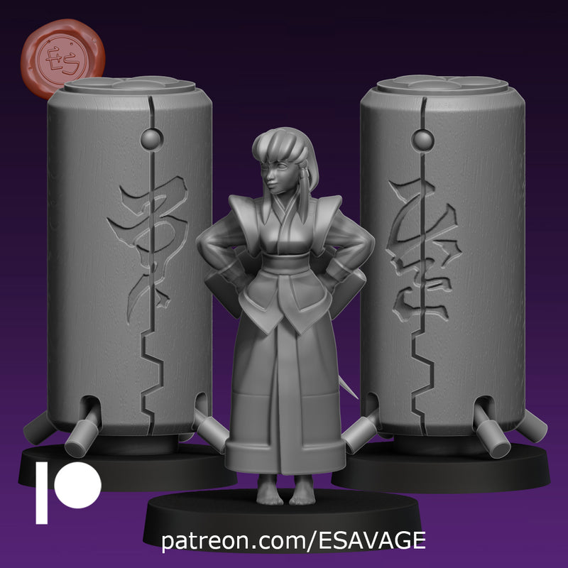 Ayekala & Chambers | Fantasy Miniature | Ethan Savage Studios