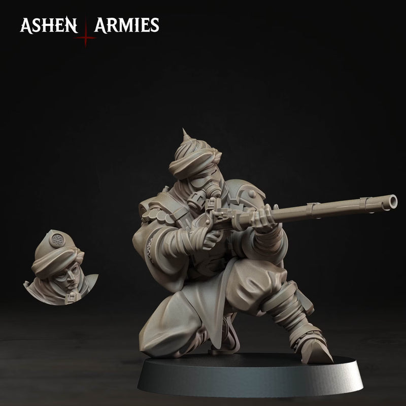 Azebs Gilded Dominion Miniatures | Trench Grimdark | Ashen Armies