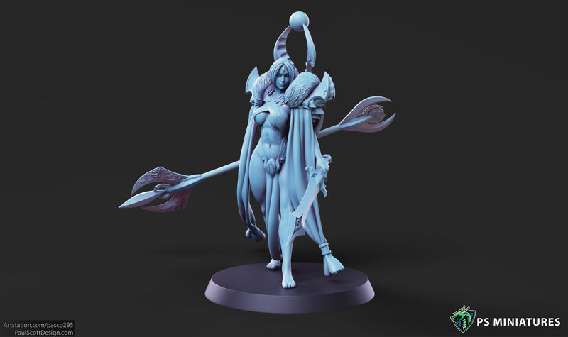 Aztec Warrior Pose 2 | Aztec Warriors | Fantasy Miniature | PS Miniatures TabletopXtra