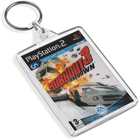 Retro Gaming Box Art Keyring - Gen VI P2 Console Style (Titles A-G)