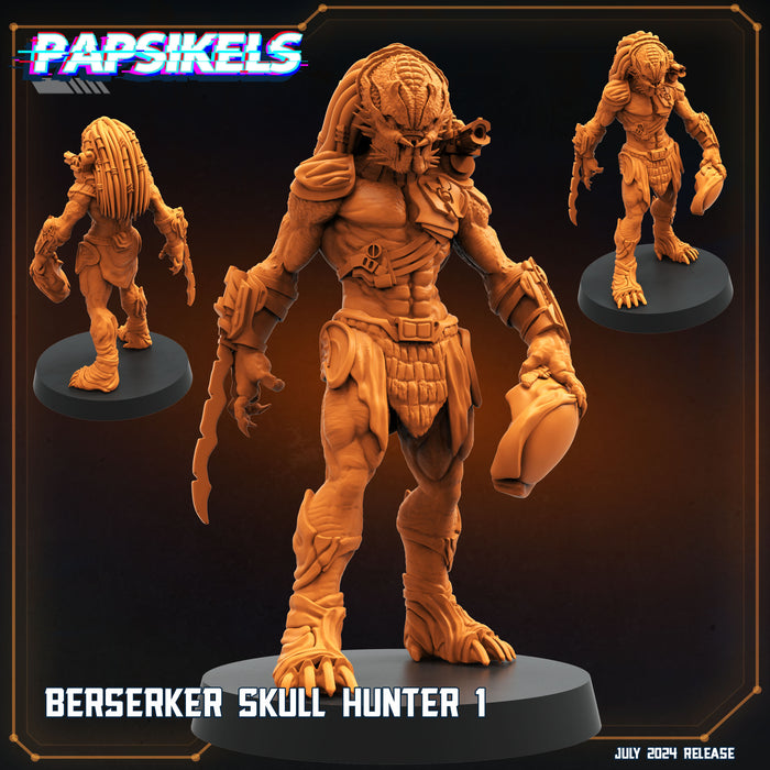 Berserk Skull Hunter MIniatures | Aliens Vs Humans VII Resurgence | Sci-Fi Miniature | Papsikels