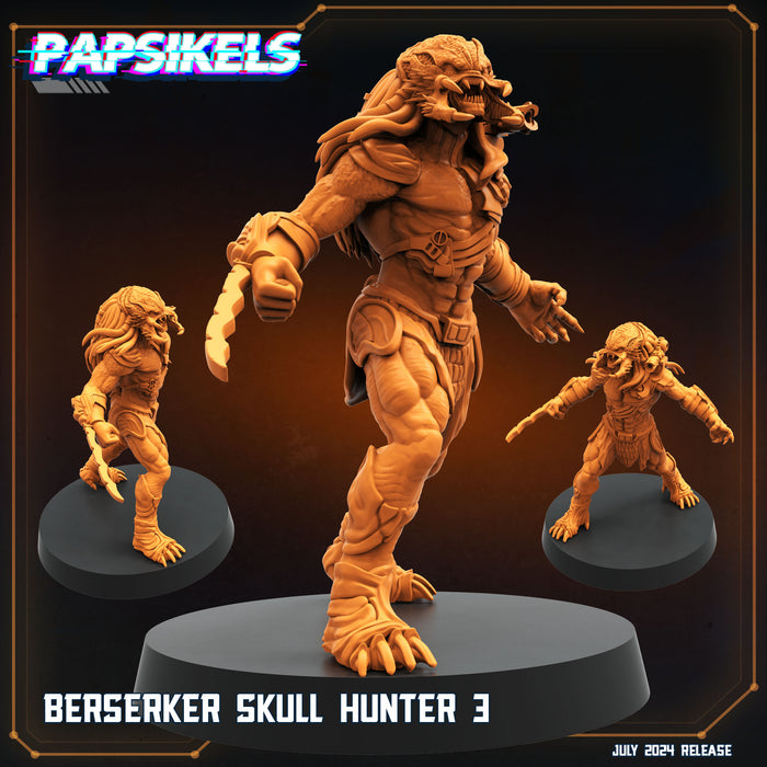 Berserk Skull Hunter MIniatures | Aliens Vs Humans VII Resurgence | Sci-Fi Miniature | Papsikels