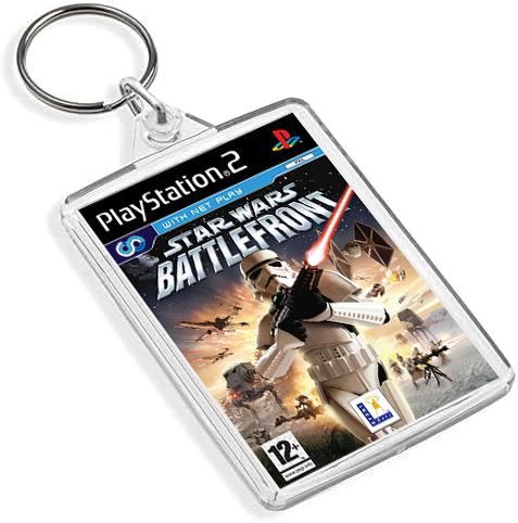 Retro Gaming Box Art Keyring - Gen VI P2 Console Style (Titles A-G)