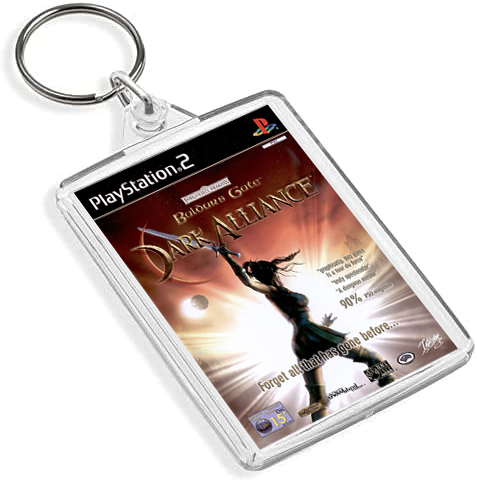 Retro Gaming Box Art Keyring - Gen VI P2 Console Style (Titles A-G)