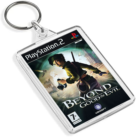 Retro Gaming Box Art Keyring - Gen VI P2 Console Style (Titles A-G)